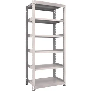 【CAINZ-DASH】トラスコ中山 スチールラック M3型中量棚 900×571×H2100 6段 単体 M3-7366【別送品】