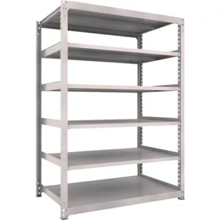 【CAINZ-DASH】トラスコ中山 スチールラック M3型中量棚 1500×921×H2100 6段 単体 M3-7596【別送品】