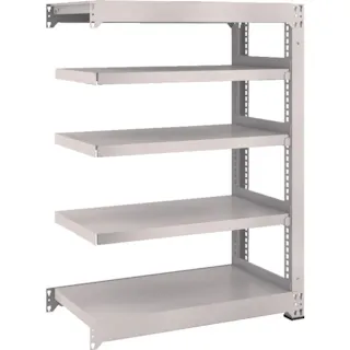 【CAINZ-DASH】トラスコ中山 スチールラック M5型中量棚 900×471×H1200 5段 連結 M5-4355B【別送品】