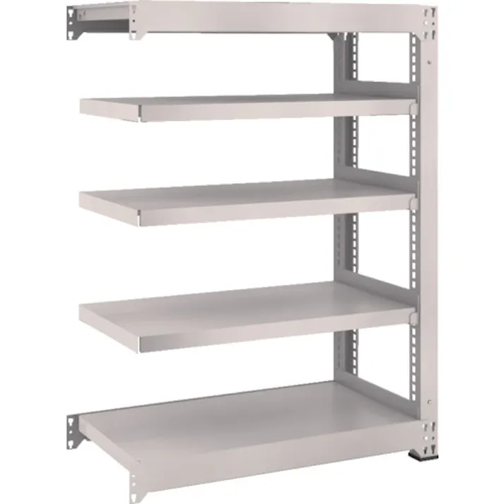 【CAINZ-DASH】トラスコ中山 スチールラック M5型中量棚 900×471×H1200 5段 連結 M5-4355B【別送品】