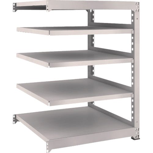 トラスコ中山 スチールラック M5型中量棚 900×921×H1200 5段 連結 M5-4395B スチール製中量ボルトレス棚 トラスコ中山 スチールラック M5型中量棚 900×921×H1200 5段 連結 M5-4395B スチール製中量ボルトレス棚