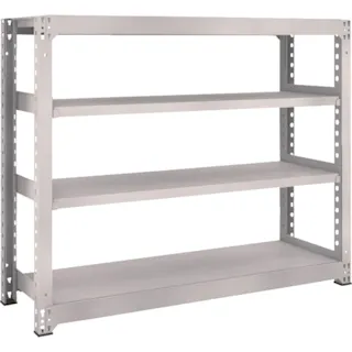 【CAINZ-DASH】トラスコ中山 スチールラック M5型中量棚 1500×471×H1200 4段 単体 M5-4554【別送品】