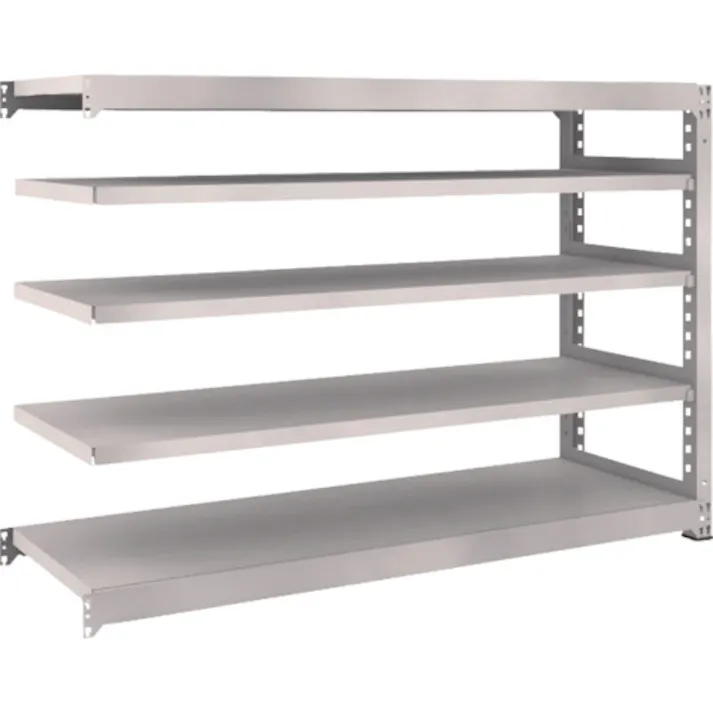 【CAINZ-DASH】トラスコ中山 スチールラック M5型中量棚 1800×571×H1200 5段 連結 M5-4665B【別送品】