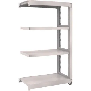 【CAINZ-DASH】トラスコ中山 スチールラック M5型中量棚 900×471×H1500 4段 連結 M5-5354B【別送品】