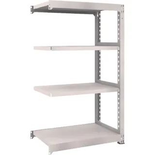 【CAINZ-DASH】トラスコ中山 スチールラック M5型中量棚 900×571×H1500 4段 連結 M5-5364B【別送品】