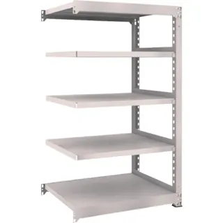 【CAINZ-DASH】トラスコ中山 スチールラック M5型中量棚 900×721×H1500 5段 連結 M5-5375B【別送品】