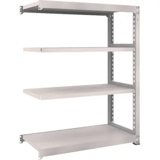 【CAINZ-DASH】トラスコ中山 スチールラック M5型中量棚 1200×571×H1500 4段 連結 M5-5464B【別送品】