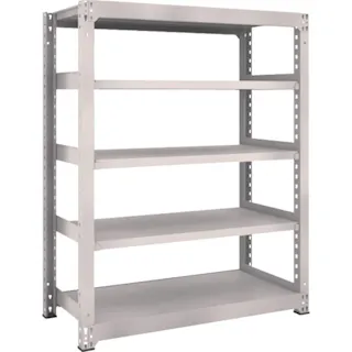 【CAINZ-DASH】トラスコ中山 スチールラック M5型中量棚 1200×571×H1500 5段 単体 M5-5465【別送品】