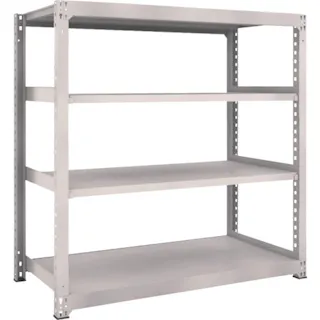 【CAINZ-DASH】トラスコ中山 スチールラック M5型中量棚 1500×721×H1500 4段 単体 M5-5574【別送品】