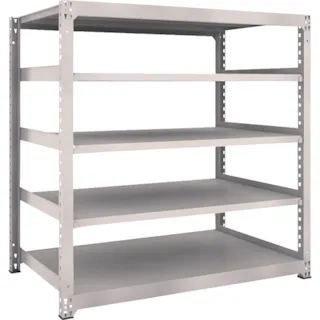 【CAINZ-DASH】トラスコ中山 スチールラック M5型中量棚 1500×921×H1500 5段 単体 M5-5595【別送品】