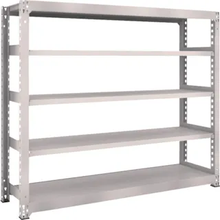 【CAINZ-DASH】トラスコ中山 スチールラック M5型中量棚 1800×471×H1500 5段 単体 M5-5655【別送品】