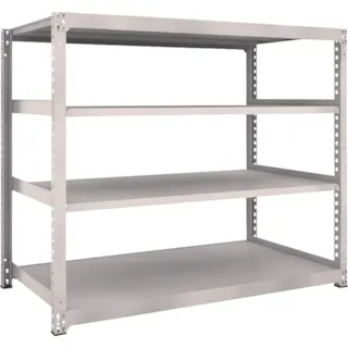 【CAINZ-DASH】トラスコ中山 スチールラック M5型中量棚 1800×921×H1500 4段 単体 M5-5694【別送品】