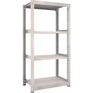 【CAINZ-DASH】トラスコ中山 スチールラック M5型中量棚 900×571×H1800 4段 単体 M5-6364【別送品】