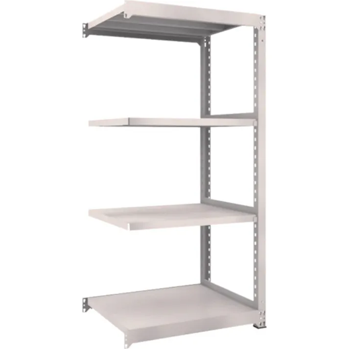 【CAINZ-DASH】トラスコ中山 スチールラック M5型中量棚 900×721×H1800 4段 連結 M5-6374B【別送品】