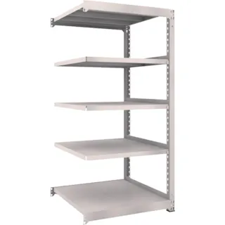 【CAINZ-DASH】トラスコ中山 スチールラック M5型中量棚 900×921×H1800 5段 連結 M5-6395B【別送品】