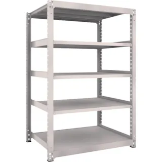 【CAINZ-DASH】トラスコ中山 スチールラック M5型中量棚 1200×921×H1800 5段 単体 M5-6495【別送品】