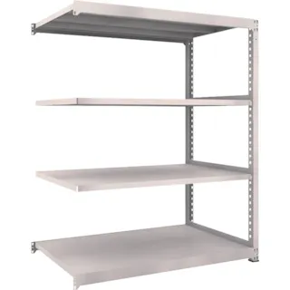 【CAINZ-DASH】トラスコ中山 スチールラック M5型中量棚 1500×921×H1800 4段 連結 M5-6594B【別送品】