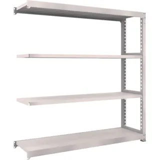 【CAINZ-DASH】トラスコ中山 スチールラック M5型中量棚 1800×471×H1800 4段 連結 M5-6654B【別送品】