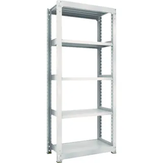 【CAINZ-DASH】トラスコ中山 スチールラック M5型中量棚 900X471XH2100 5段 単体 M5-7355【別送品】