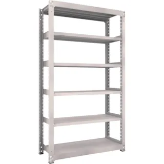 【CAINZ-DASH】トラスコ中山 スチールラック M5型中量棚 1200×471×H2100 6段 単体 M5-7456【別送品】