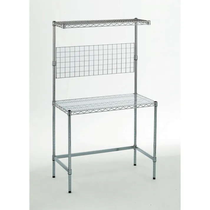 【CAINZ-DASH】トラスコ中山 スチール製メッシュラック用三方フックバー 905X605 MFB-36S【別送品】