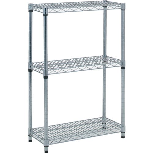 トラスコ中山 スチール製メッシュラック W905XD457XH923 3段 TME-3343 スチール製パイプ式棚(メッシュ棚タイプ) トラスコ中山 スチール製メッシュラック W905XD457XH923 3段 TME-3343 スチール製パイプ式棚(メッシュ棚タイプ)