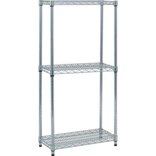 トラスコ中山 スチール製メッシュラック W605XD457XH1228 3段 TME-4243 スチール製パイプ式棚(メッシュ棚タイプ) トラスコ中山 スチール製メッシュラック W605XD457XH1228 3段 TME-4243 スチール製パイプ式棚(メッシュ棚タイプ)