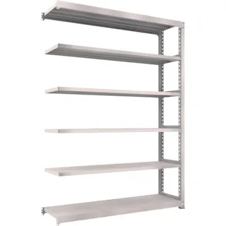 【CAINZ-DASH】トラスコ中山 スチールラック M5型中量棚 1800X471XH2400 6段 連結 M5-8656B【別送品】