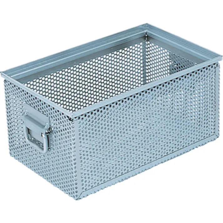 【CAINZ-DASH】トラスコ中山 スチール容器 角型パンチングBOX 有効内寸394×234×187 VPB-4【別送品】