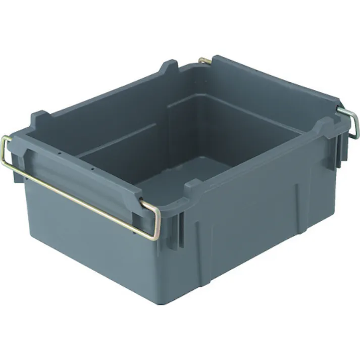 【CAINZ-DASH】トラスコ中山 ネスティングコンテナ 37.7L グレー TK-42-GY【別送品】