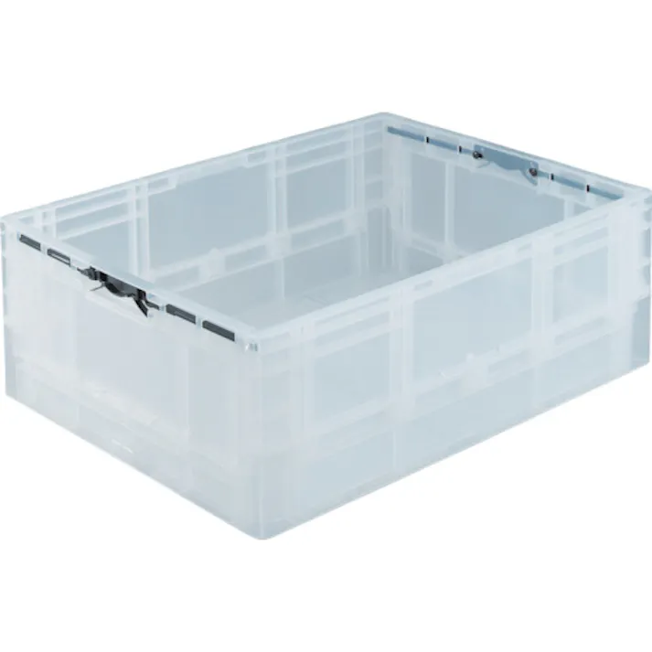 【CAINZ-DASH】トラスコ中山 オリコン TPO型 折りたたみコンテナ TP規格 62L 透明 TPO-462.5【別送品】