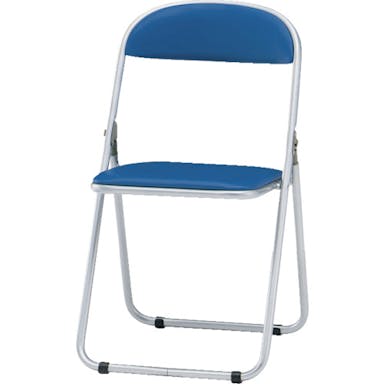 【CAINZ-DASH】トラスコ中山 折りたたみパイプ椅子　ウレタンレザーシート貼り FC-1000TS【別送品】