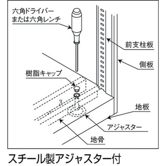 【CAINZ-DASH】トラスコ中山 コンテナラックケース　バンラックケース　ＣＦ型　９００Ｘ４５０ＸＨ９００ 302CF【別送品】