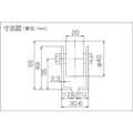 【CAINZ-DASH】トラスコ中山 ホイールコンベヤ　プレス製Φ４０Ｘ２０　Ｐ５０ＸＬ２４００ V-40T-50-2400【別送品】