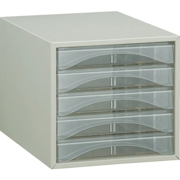 【CAINZ-DASH】トラスコ中山 レターケース A4型・浅型タイプ 5段 A4-S5P【別送品】