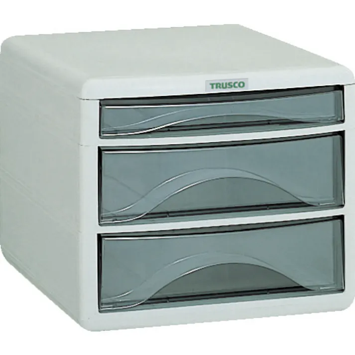 【CAINZ-DASH】トラスコ中山 プラスチックレターケース A4浅型1段、深型2段 PA4-SW3【別送品】