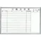 【CAINZ-DASH】トラスコ中山 スチール製ホワイトボード 行動予定表 横 600X900 GL-722【別送品】