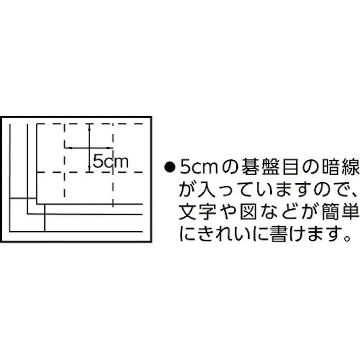 【CAINZ-DASH】トラスコ中山 スチール製ホワイトボード 白暗線 600X900 WGH-122SA-BL【別送品】