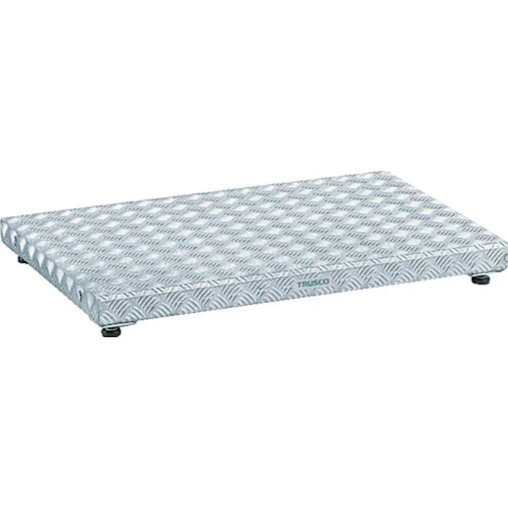 【CAINZ-DASH】トラスコ中山 低床式アルミ製ステップ 900X600XH90~120 TFS-0960AL【別送品】