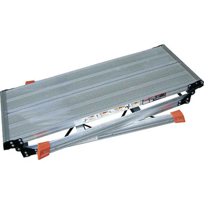 【CAINZ-DASH】トラスコ中山 足場台 アルミ製・プロ用 1000X400XH850 TDWT-910【別送品】