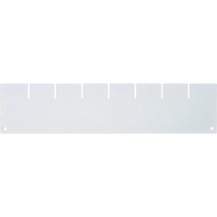 【CAINZ-DASH】トラスコ中山 スチール製ワゴン用仕切り板　カスタムワゴン天板用　大　Ｗ４３２×Ｈ１００　ホワイト TACRL100W【別送品】