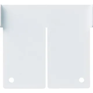 【CAINZ-DASH】トラスコ中山 スチール製ワゴン用仕切り板 カスタムワゴン用 小 W111×H100 ホワイト TACRDS100W【別送品】