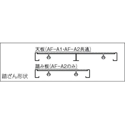 CAINZ-DASH】トラスコ中山 作業用踏台 アルミ製 アジャスター付 高さ０．２３ｍ １段 AF-A1【別送品】 | 工事・照明用品 通販 |  ホームセンターのカインズ