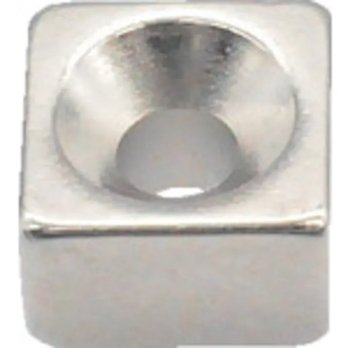 【CAINZ-DASH】トラスコ中山 ネオジム角形磁石 皿ねじ穴付 5MM×5MM×3MM M1.6 1個入 T05K03-M1.6【別送品】