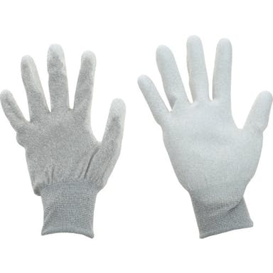【CAINZ-DASH】トラスコ中山 銅繊維入ＥＳＤ手袋　手のひらコートタイプ　Ｌサイズ　まとめ買い１０双 ESD-GPCL-M10【別送品】