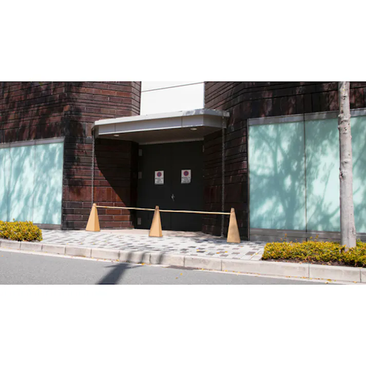 【CAINZ-DASH】トラスコ中山 段ボール製 安全コーン 幅250mmx高さ693mm 厚み3mm DCC【別送品】