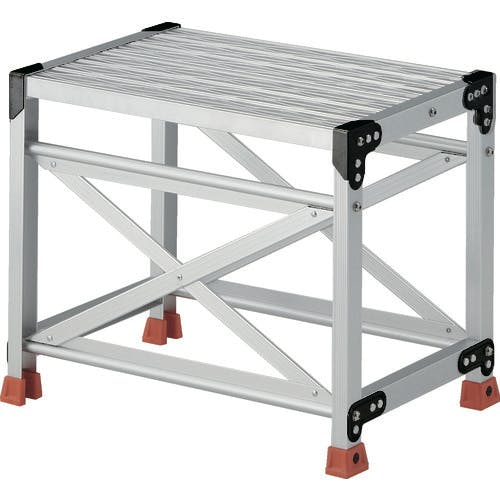 トラスコ中山 作業用踏台 アルミ製・グレーチング仕様 SUS金具 1段 高さ0.5m 天板500×400 TSFGR-165 作業台 トラスコ中山 作業用踏台 アルミ製・グレーチング仕様 SUS金具 1段 高さ0.5m 天板500×400 TSFGR-165 作業台