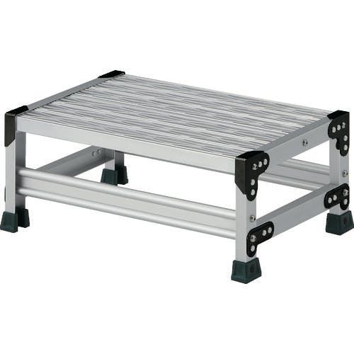 トラスコ中山 作業用踏台 アルミ製・グレーチング仕様 SUS金具 1段 高さ0.25m 天板600×400 TSFGR-1625 作業台 トラスコ中山 作業用踏台 アルミ製・グレーチング仕様 SUS金具 1段 高さ0.25m 天板600×400 TSFGR-1625 作業台