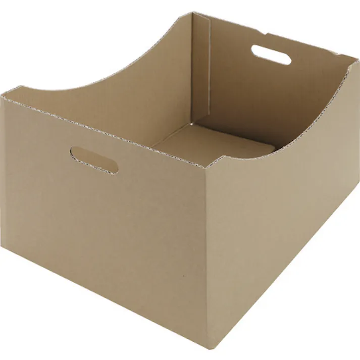 【CAINZ-DASH】トラスコ中山 段ボール製フォルダーボックス L DBFB-L【別送品】