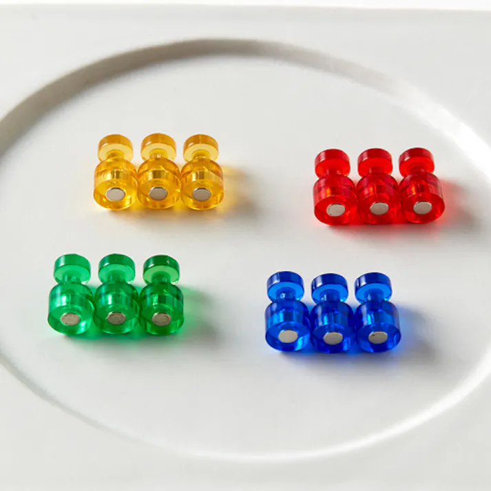 【CAINZ-DASH】トラスコ中山 【長期欠品】 カラーマグネットピン 青 100個入り TMPC100-B【別送品】